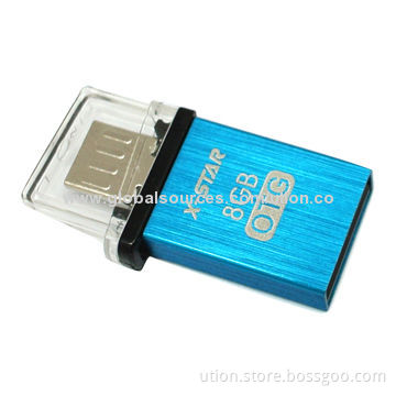 New Arrival OTG Plastic USB Flash Drive with CE Mark, Free Sample and Package Available